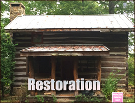 Historic Log Cabin Restoration  Alliance, Ohio